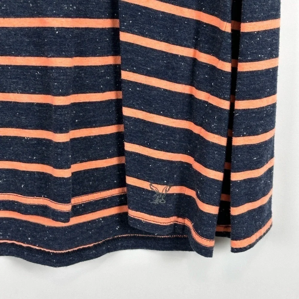 Men's Soft Stretch Athletic Fit Long Sleeve Striped T-Shirt